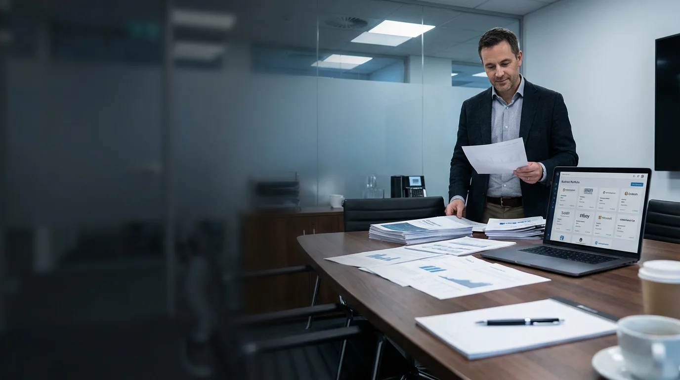 PE Portfolio-Review: Manager analysiert Portfoliounternehmen-Daten — Digitalisierungsstatus, EBITDA-Hebel und Exit-Readiness auf einen Blick